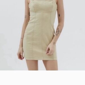Urban Outfitters Cream Mini Dress‎